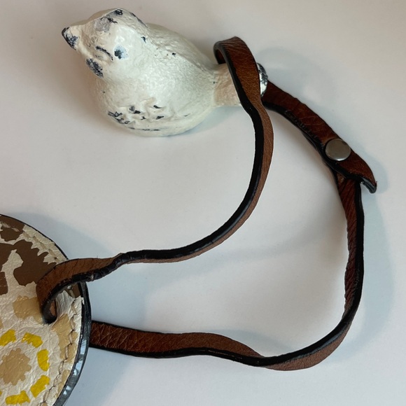 Fossil Luggage Tag Bag Charm - Picture 7 of 11